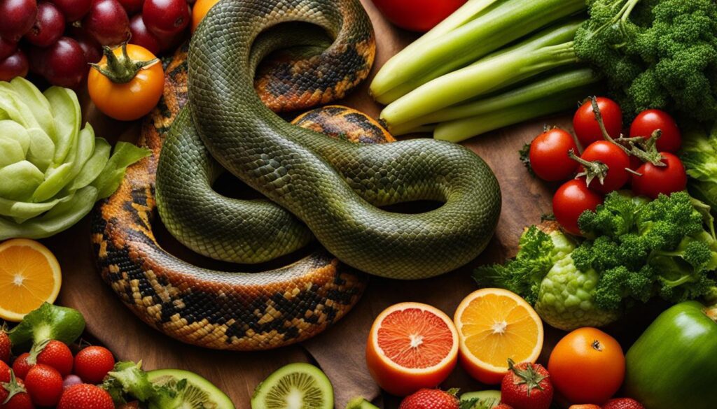 healthy snake diet options